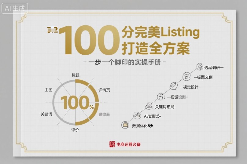 100分完美Listing打造全方案,想要完美listing必须是需要一步一个脚印的-创新社-资源网-最新项目分享网站