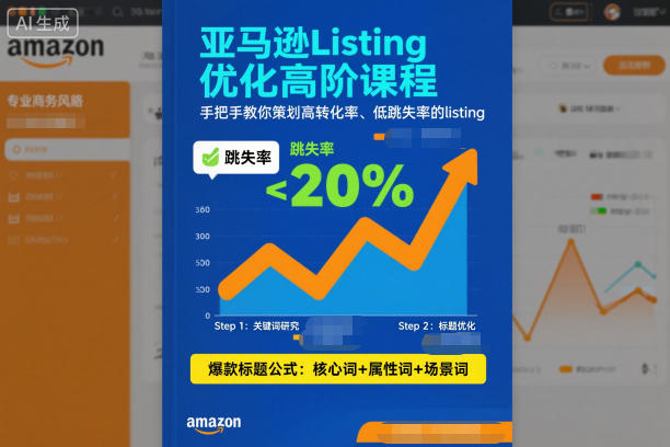 亚马逊Listing优化高阶课程,手把手教你策划高转化率、低跳失率的listing-创新社-资源网-最新项目分享网站