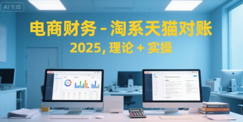 电商财务-淘系天猫对账2025，理论+实操-创新社-资源网-最新项目分享网站