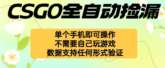 自动挂G捡漏,不用自己挂G不用玩游戏,一个手机即可操作,新手小白轻松月入1W+【揭秘】-创新社-资源网-最新项目分享网站