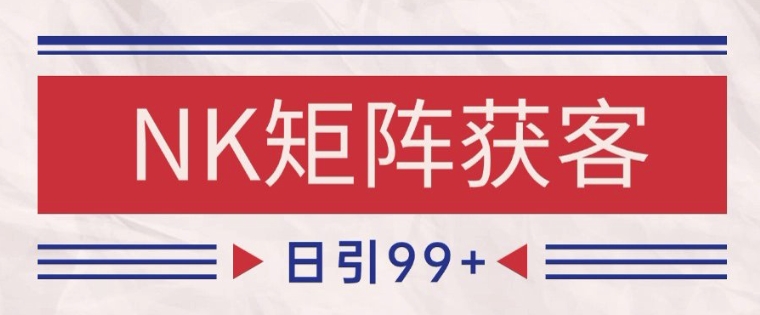 小红书某音NK赛道引流获客 自热矩阵日引200+【揭秘】-创新社-资源网-最新项目分享网站