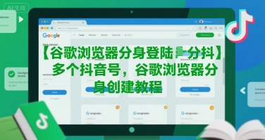 谷歌浏览器分身登陆多个抖音号，谷歌浏览器分身创建教程-创新社-资源网-最新项目分享网站