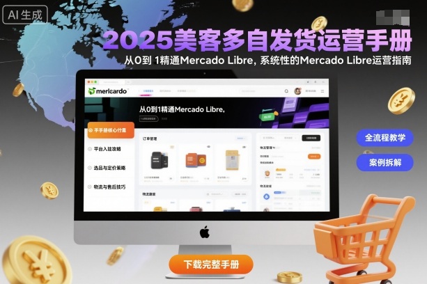 2025美客多自发货运营手册:从0到1精通Mercado Libre,系统性的Mercado Libre运营指南-创新社-资源网-最新项目分享网站