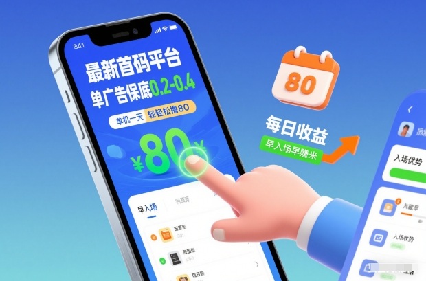 最新首码平台,单广告保底0.2-0.4,单机一天轻松撸80,早入场早賺米【揭秘】-创新社-资源网-最新项目分享网站