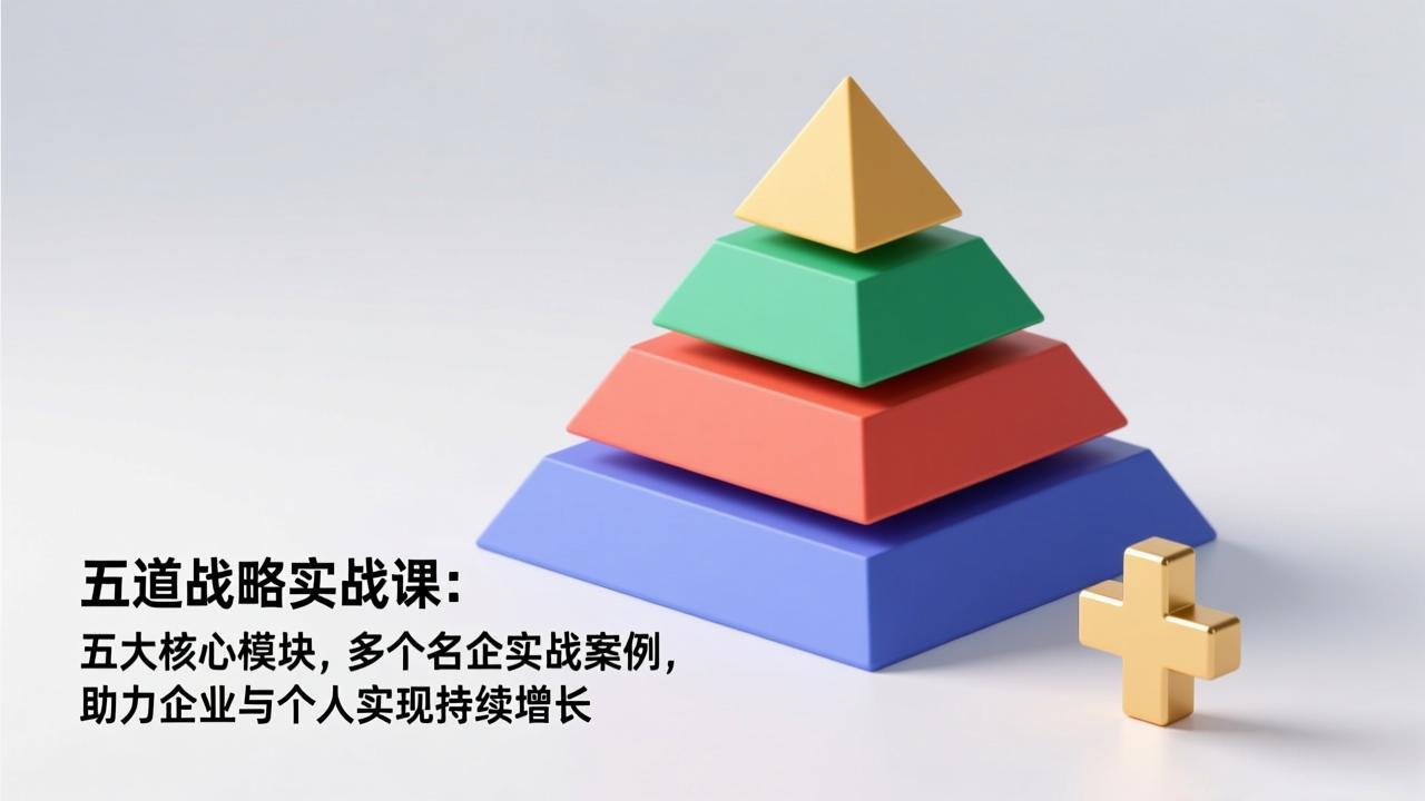 五道战略实战课：五大核心模块，多个名企实战案例，助力企业与个人实现持续增长-创新社-资源网-最新项目分享网站