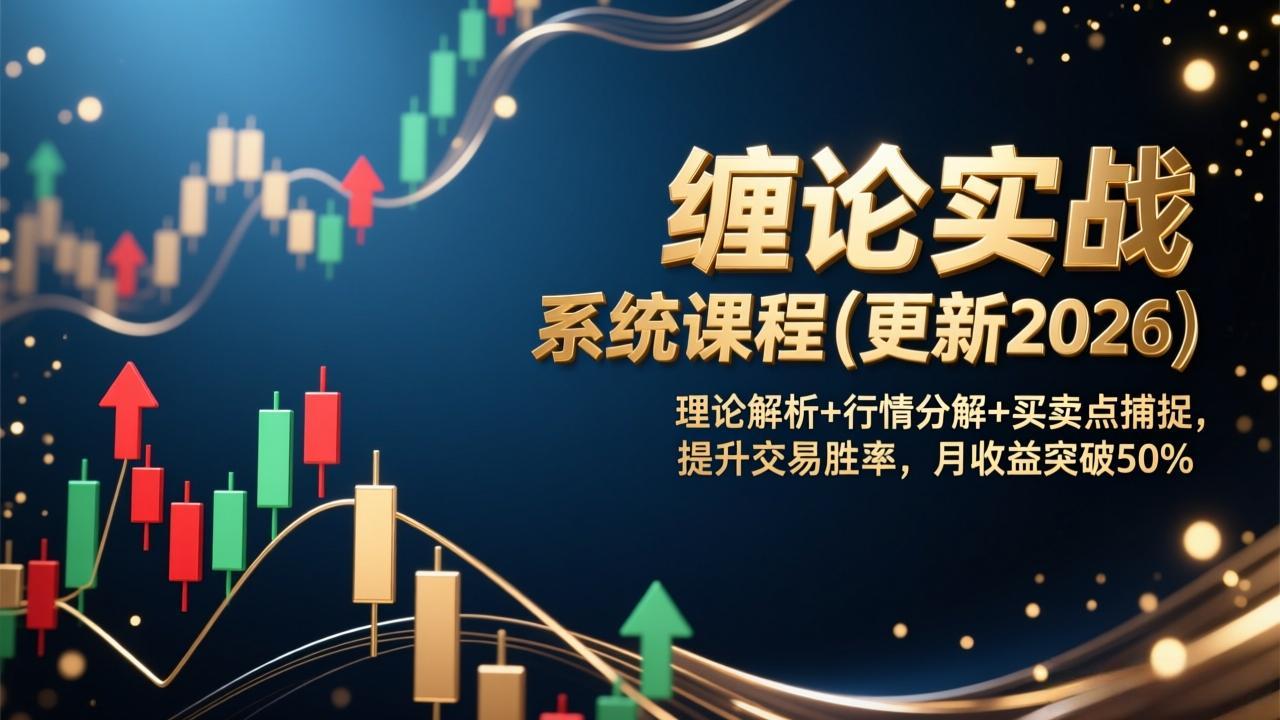 缠论实战系统课程(更新2026-创新社-资源网-最新项目分享网站