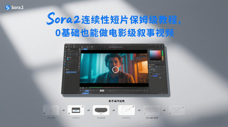 Sora2连续性短片保姆级教程，0基础也能做电影级叙事视频-创新社-资源网-最新项目分享网站