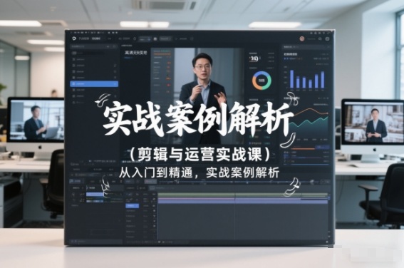 剪辑与运营实战课，从入门到精通，实战案例解析(更新2026)-创新社-资源网-最新项目分享网站