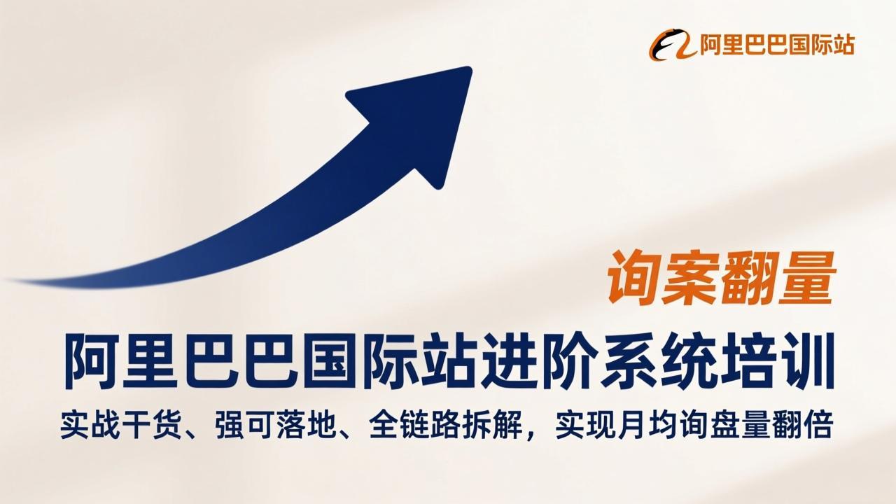 阿里巴巴国际站进阶系统培训，实战干货、强可落地、全链路拆解，实现月均询盘量翻倍-创新社-资源网-最新项目分享网站