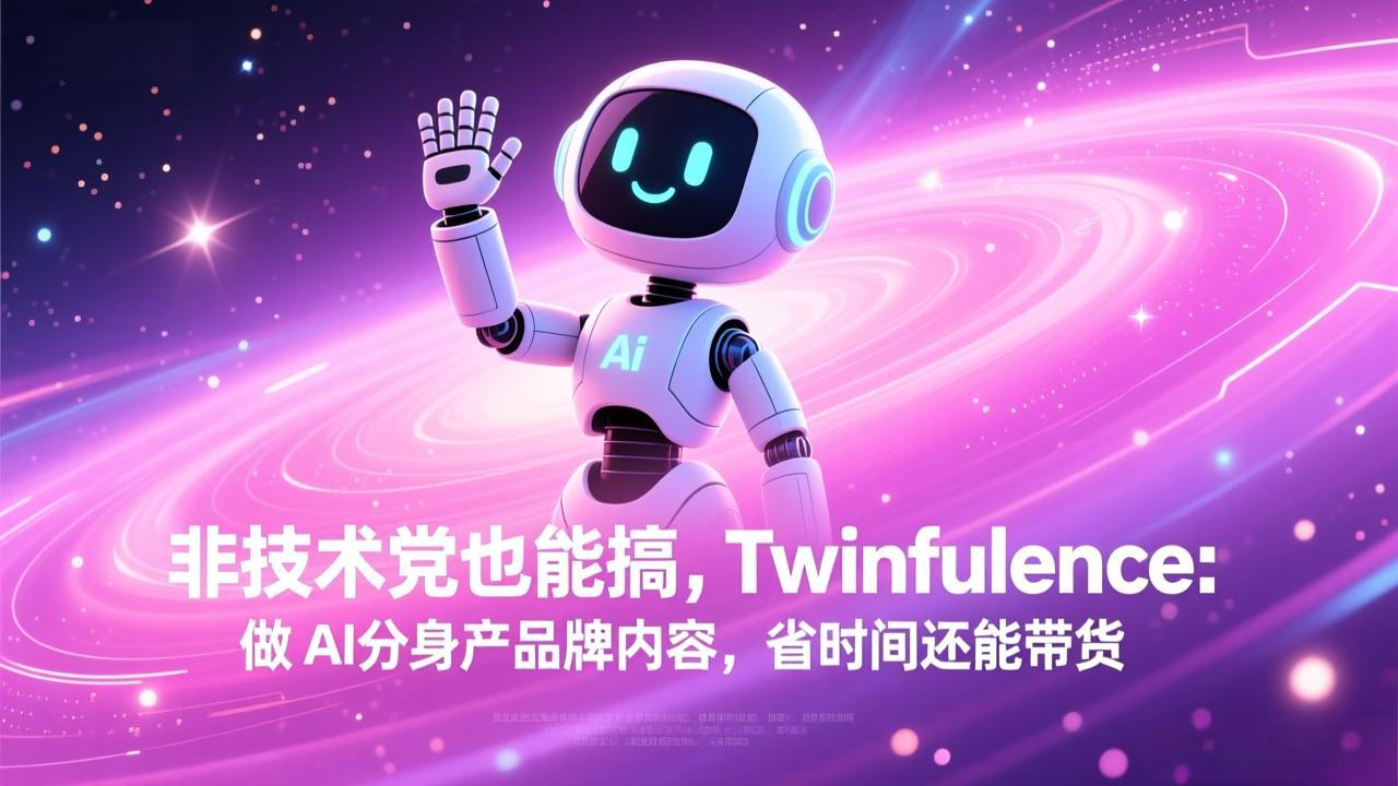 非技术党也能搞!Twinfluence:做 AI 分身产品牌内容,省时间还能带货-创新社-资源网-最新项目分享网站