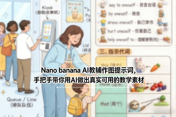 Nano banana AI教辅作图提示词，手把手带你用AI做出真实可用的教学素材-创新社-资源网-最新项目分享网站