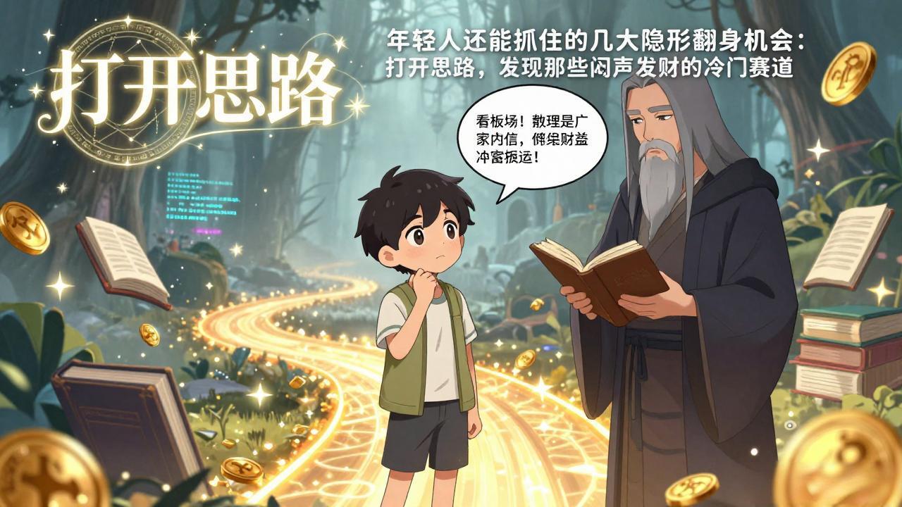 付费文1+2：年轻人还能抓住的几大隐形翻身机会：打开思路，发现那些闷声发财的冷门赛道-创新社-资源网-最新项目分享网站