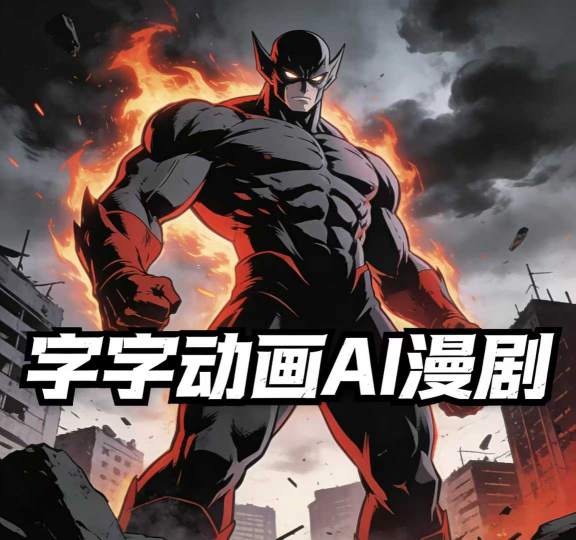 字字动画AI漫剧2026年第1期系统课程，小白看完就能学会实操的漫剧课，单人月收1-3W-创新社-资源网-最新项目分享网站