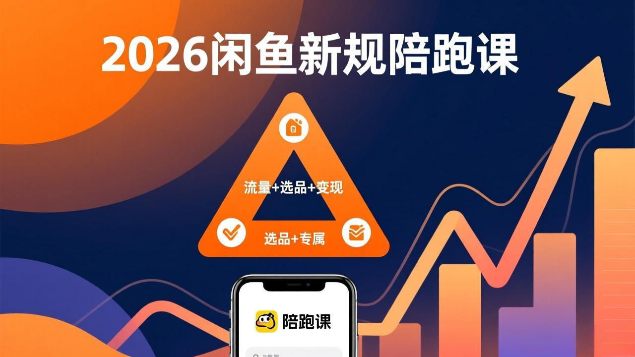 2026闲鱼高阶陪跑课全新上线，带你吃透新规玩转选品流量，从零搭建稳定变现盈利体系-创新社-资源网-最新项目分享网站