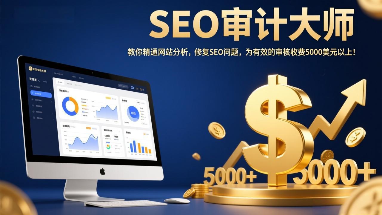 SEO审计大师:教你精通网站分析,修复SEO问题,为有效的审核收费5000美元以上!-创新社-资源网-最新项目分享网站