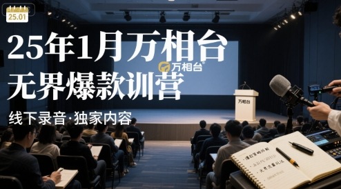 25年1月万相台无界爆款特训营线下录音-创新社-资源网-最新项目分享网站