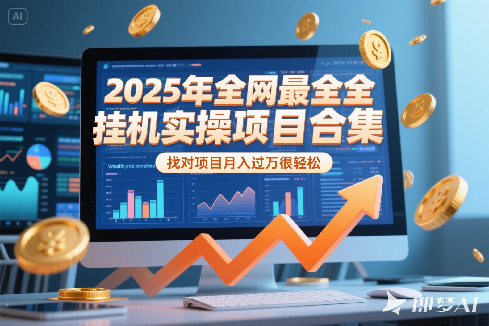 2025年挂机实操项目实操演练，挂机类型，AI直播类型，轻资产创业类型…-创新社-资源网-最新项目分享网站