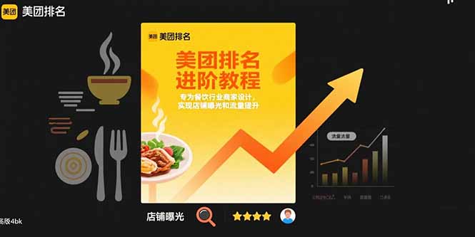 美团排名进阶教程：专为餐饮行业商家设计，实现店铺曝光和流量提升-创新社-资源网-最新项目分享网站
