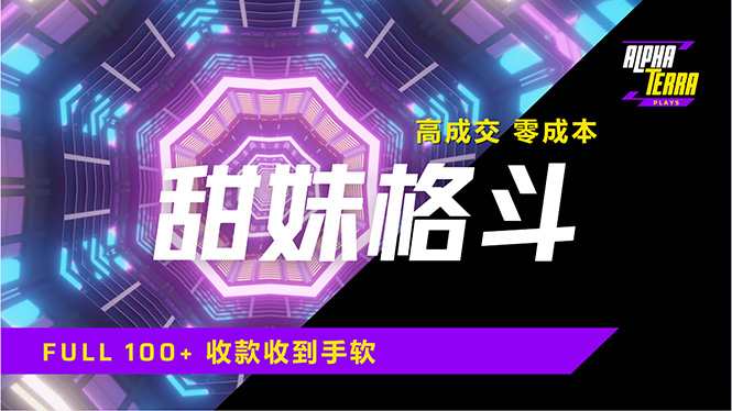 高成交零成本，售卖甜美格斗课程，谁发谁火，加爆微信，日入1000+收款…-创新社-资源网-最新项目分享网站