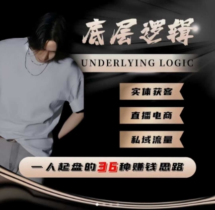 一个人起盘的底层逻辑,私域流量-直播电商-实体获客,一人起盘的36种賺钱思路-创新社-资源网-最新项目分享网站
