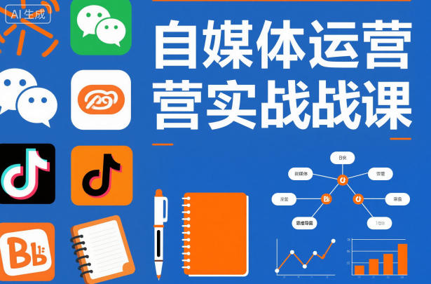 自媒体运营实战课,掌握一套系统的自媒体运营底层方法论,成为优秀的内容创作者-创新社-资源网-最新项目分享网站