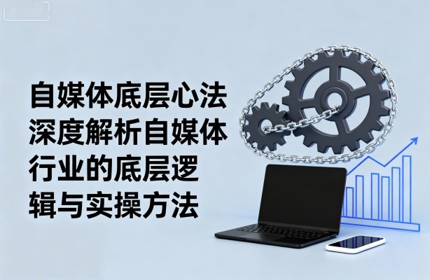 自媒体底层心法，深度解析自媒体行业的底层逻辑与实操方法-创新社-资源网-最新项目分享网站
