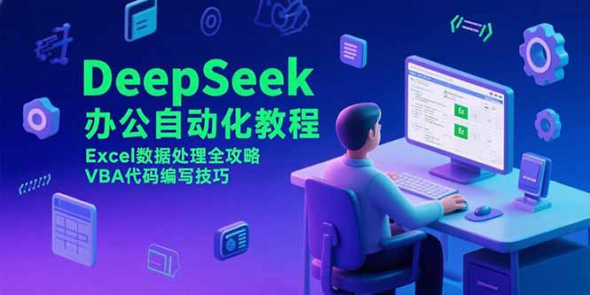 DeepSeek办公自动化教程，Excel数据处理全攻略，VBA代码编写技巧-创新社-资源网-最新项目分享网站