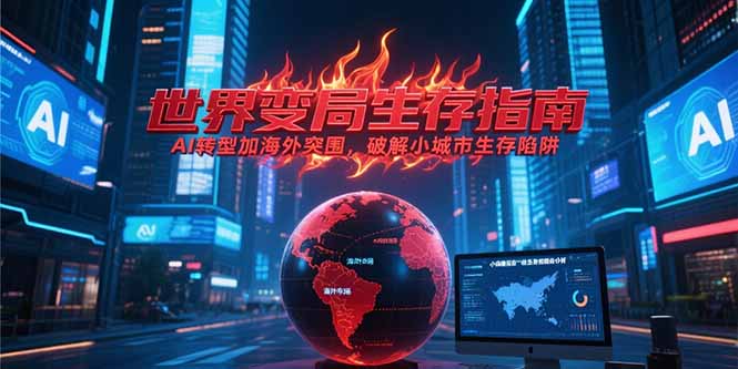 付费文章《世界变局生存指南，AI转型加海外突围，破解小城市生存陷阱》-创新社-资源网-最新项目分享网站