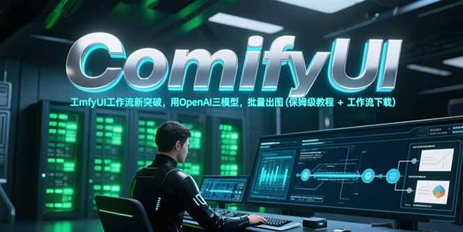 ComfyUI工作流新突破，用OpenAI三模型，批量出图(保姆级教程+工作流下载-创新社-资源网-最新项目分享网站