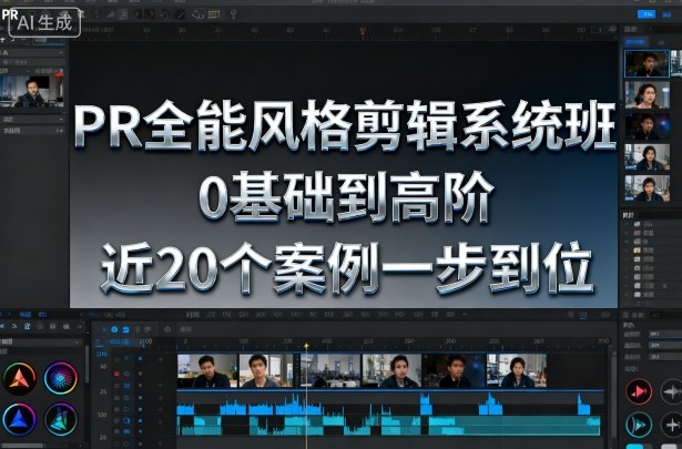 PR全能风格剪辑系统班,0基础到高阶,近20个案例一步到位-创新社-资源网-最新项目分享网站