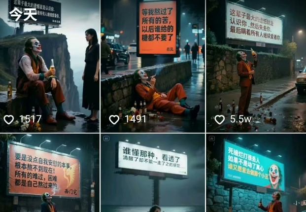 一条视频竟然15W赞！用AI制作小丑自嘲扎心文案视频，当下非常火爆的短视频流量神器-创新社-资源网-最新项目分享网站