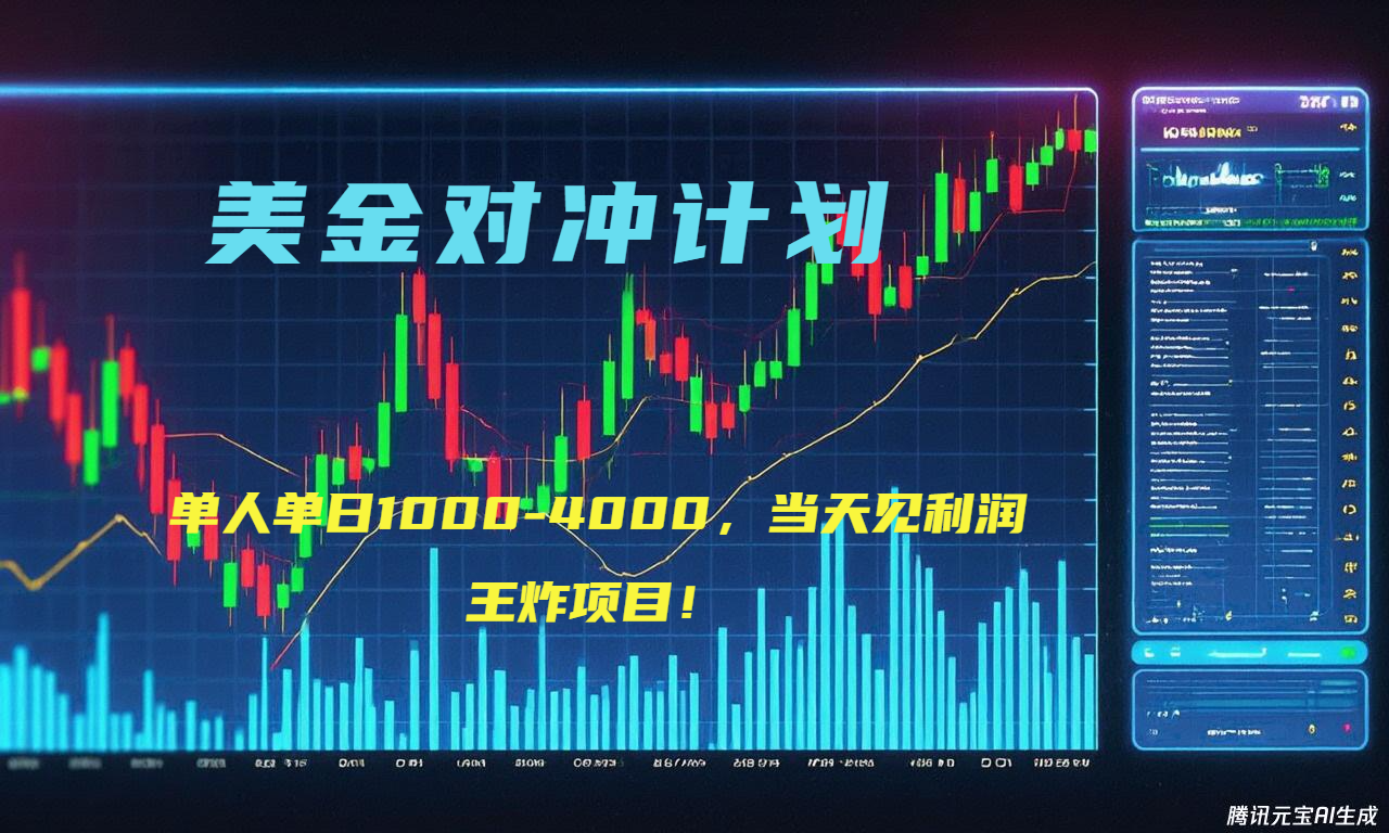 2025年最暴力项目“美金先登计划”最新最强对冲战法，每日实际收益1K-4K-创新社-资源网-最新项目分享网站