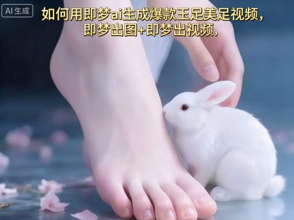 如何用即梦ai生成爆款玉足美足视频，即梦出图+即梦出视频，快速涨粉-创新社-资源网-最新项目分享网站
