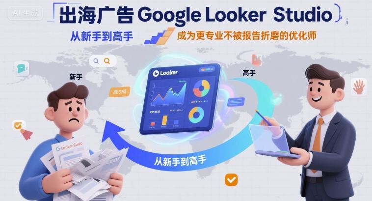 出海广告Google Looker Studio从新手到高手，成为更专业不被报告折磨的优化师-创新社-资源网-最新项目分享网站