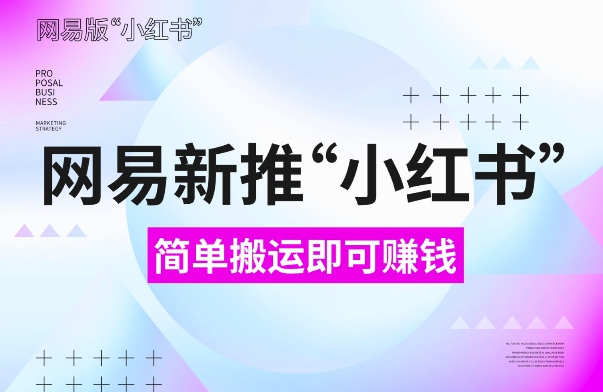 网易官方新推“小红书”，搬运即有收益，新手小白千万别错过(附详细教程)【揭秘】-创新社-资源网-最新项目分享网站