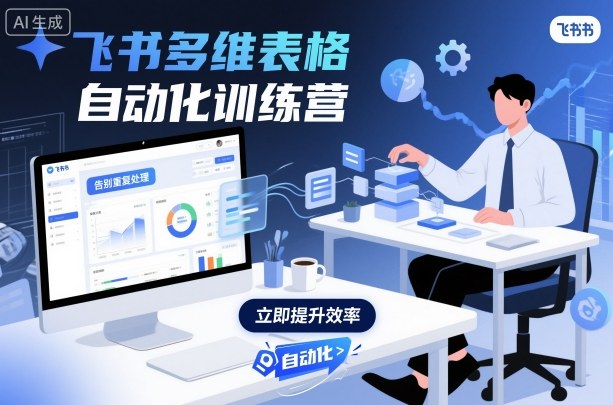 飞书多维表格自动化训练营,手把手教你告别重复处理,用多维表格开启高效办公新模式-创新社-资源网-最新项目分享网站