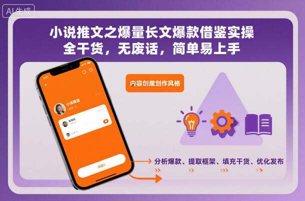 小说推文之爆量长文爆款借鉴实操,全干货,无废话,简单易上手-创新社-资源网-最新项目分享网站