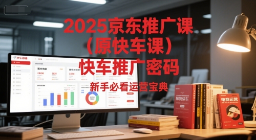 2025京东推广课(原快车课)解锁京东快车推广密码，新手必看运营宝典-创新社-资源网-最新项目分享网站