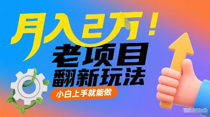 月入2W！老项目翻新玩法，小白上手就能做，非常容易上手-创新社-资源网-最新项目分享网站