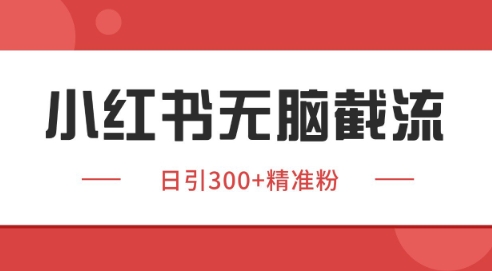 小红书截流同行客源，独家野路子获客玩法 日引200+暴力获客【揭秘】-创新社-资源网-最新项目分享网站