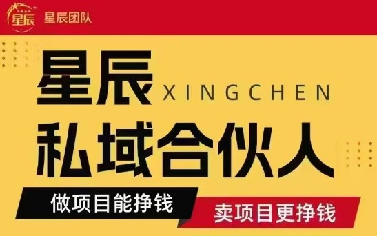 全网首发星辰私域项目合集，最新实操玩法，短期快速实现变现-创新社-资源网-最新项目分享网站