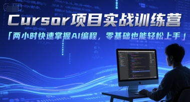 Cursor项目实战训练营，两小时快速掌握AI编程，零基础也能轻松上手-创新社-资源网-最新项目分享网站