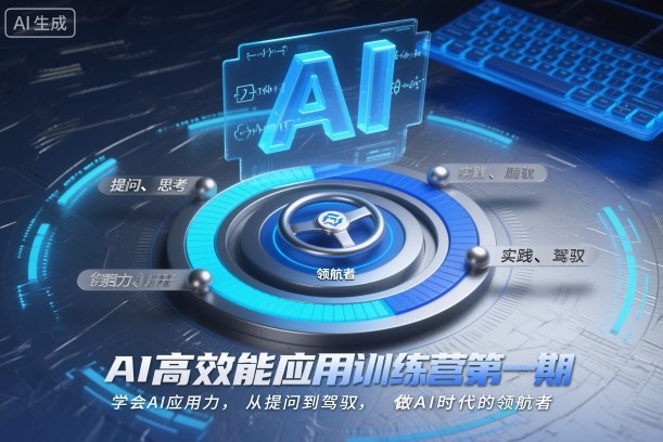 AI高效能应用训练营第一期,学会AI应用力,从提问到驾驭,做AI时代的领航者-创新社-资源网-最新项目分享网站