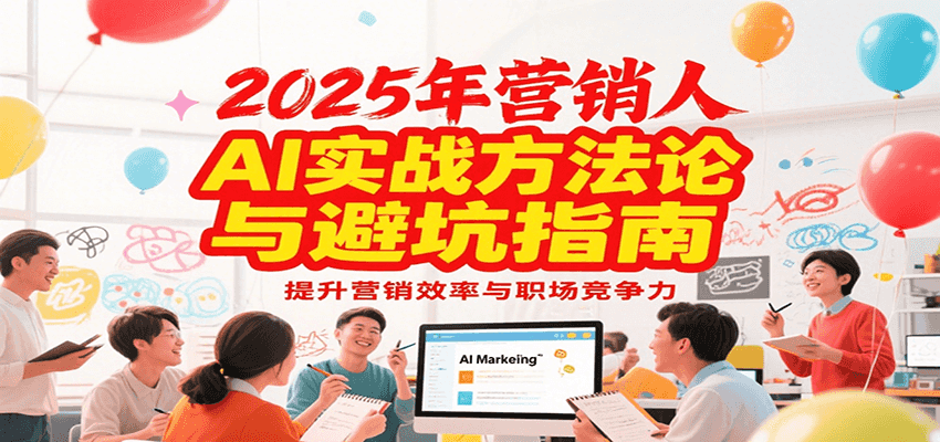 2025年营销实战方法论与避坑指南，利用AI提升营销效率与职场竞争力-创新社-资源网-最新项目分享网站