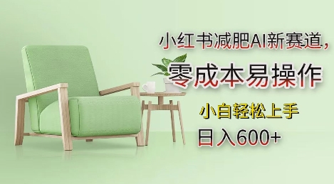 小红书减肥AI新赛道，零成本易操作，日入多张，小白轻松上手【揭秘】-创新社-资源网-最新项目分享网站