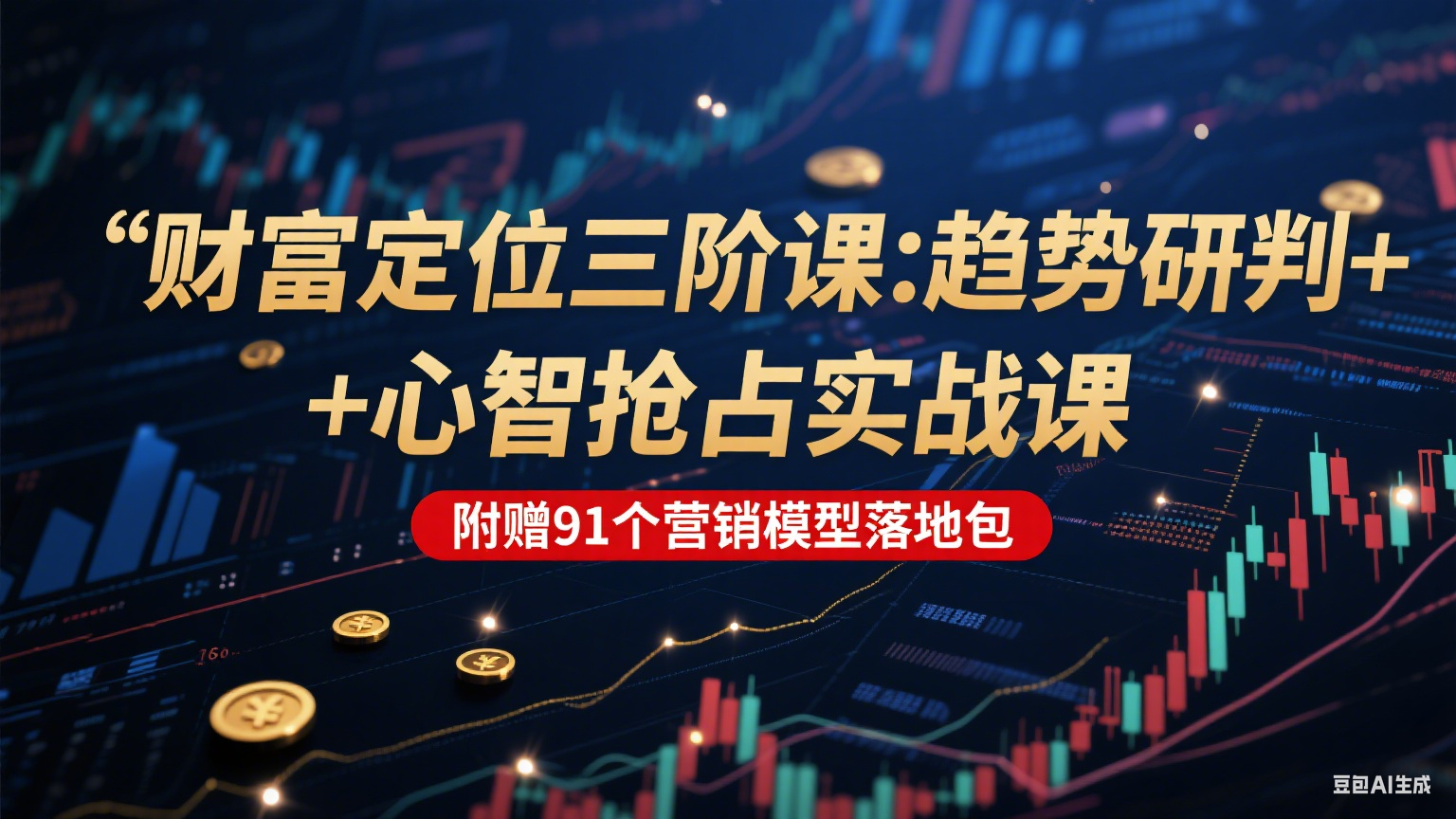 财富定位三阶：趋势研判 + 心智抢占实战课，附赠91个营销模型落地包-创新社-资源网-最新项目分享网站