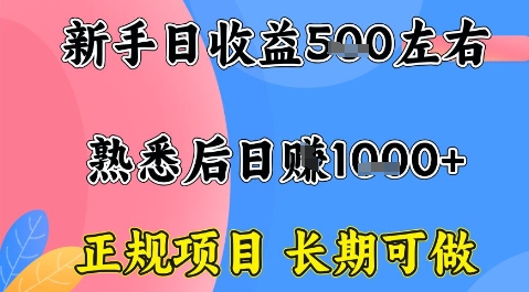 全年可变现项目，收益高无门槛，正规项目，长期可做，一天收益1k+一台电脑在家创业【揭秘】-创新社-资源网-最新项目分享网站