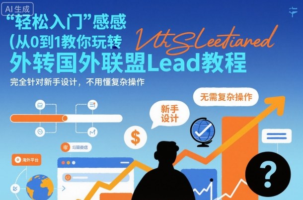 国外联盟賺美刀项目，从0到1教你玩转国外联盟Lead教程，纯新手可操作性100%-创新社-资源网-最新项目分享网站