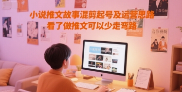小说推文故事混剪起号及运营思路，看了做推文可以少走弯路-创新社-资源网-最新项目分享网站