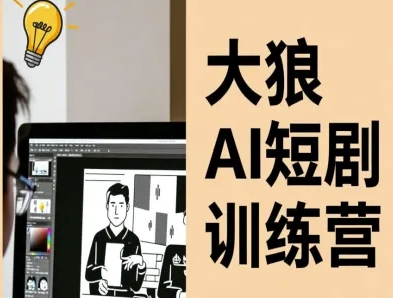 大狼AI短剧训练营-短剧课程(更新中)-创新社-资源网-最新项目分享网站